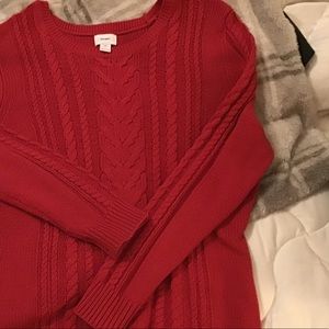 Red Old Navy sweater size M
